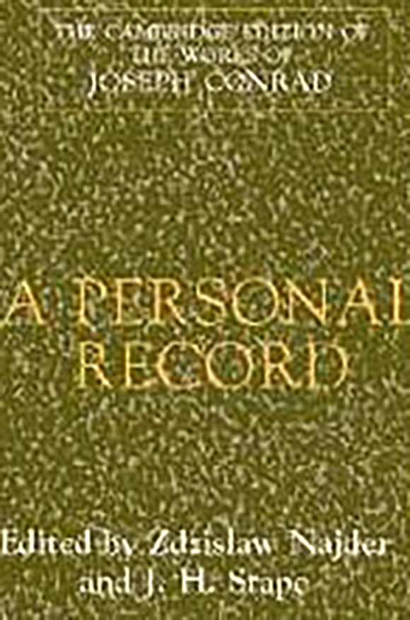 Cambridge Edition Conrad Volumes to go On Sale